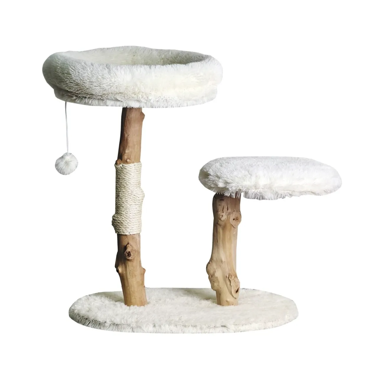 Nordic Paws Kradsetræ Wildwood 2 - kompakt kradsemøbel i naturligt design